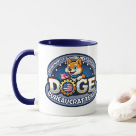DOGE Dept des staatlichen Effizienzbürokraten trän Tasse