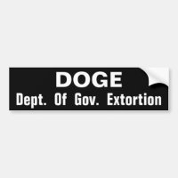 DOGE Dept Gov. Erpressung
