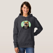 Doge Dog als DOGE-Typ Hoodie (Vorne ganz)