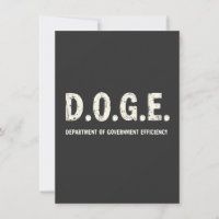Doge Dog des Ministeriums für Regierungseffizienz