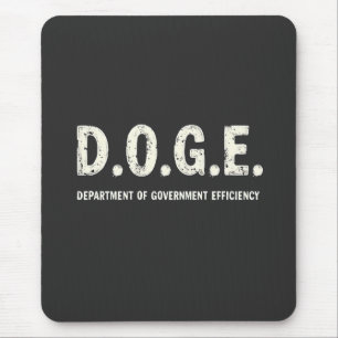 Doge Dog des Ministeriums für Regierungseffizienz Mousepad