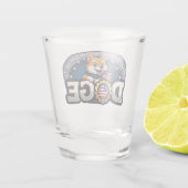 Doge Dog des Ministeriums für Regierungseffizienz Schnapsglas (Rückseite)