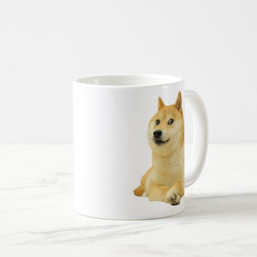 Doge Dog Meme Tasse doppelseitig (VorderseiteRechts)
