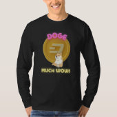 Doge Dogecoin To the Moon Meme coin Cryptocurrency T-Shirt (Vorderseite)