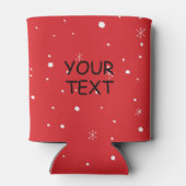 Doge Dogright Doggo Dog Weihnachtsmeme Karte rot Dosenkühler (Rückseite)