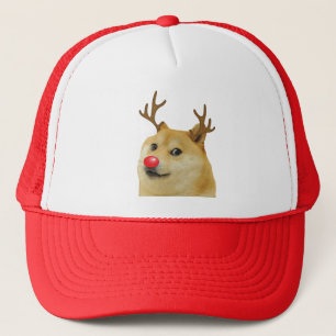 Doge Dogright Doggo Hund Weihnachten Meme Karte ro Truckerkappe