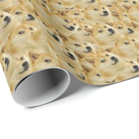 Doge Geschenkpapier (Rolleneckpunkt)