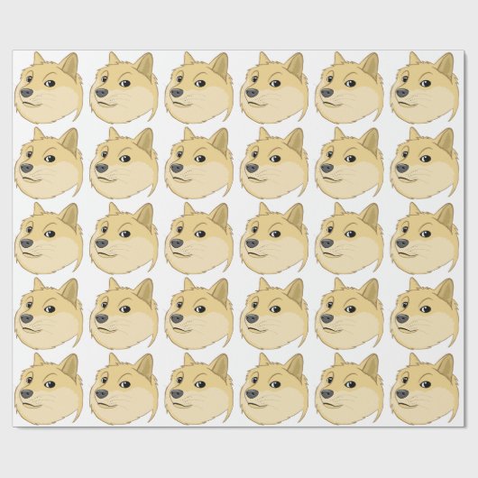 Doge Geschenkpapier (Flach)