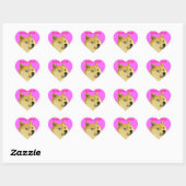 Doge Heart Stickers (Blatt)