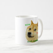 Doge Holiday Funny Meme Kaffeetasse (VorderseiteRechts)