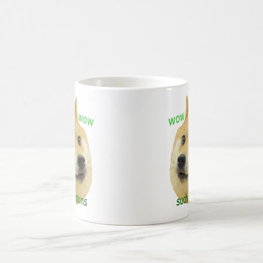 Doge Holiday Funny Meme Kaffeetasse (Mittel)