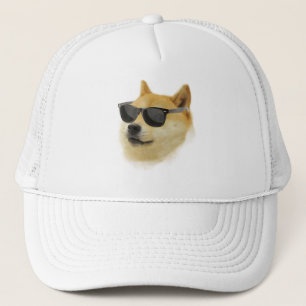 Doge in der Schatten-Kappe Truckerkappe