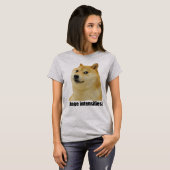 Doge intensiviert Mem Doggo Shiba Inu #Dogright T-Shirt (Vorne ganz)