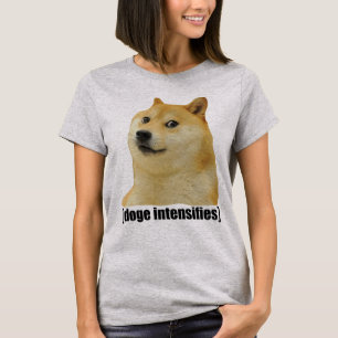 Doge intensiviert Mem Doggo Shiba Inu #Dogright T-Shirt