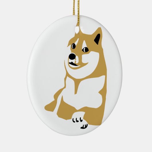 Doge - Internet-Meme Keramikornament (Rechts)