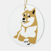 Doge - Internet-Meme Keramikornament (Links)