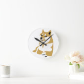 Doge - internet meme runde wanduhr (Zuhause)