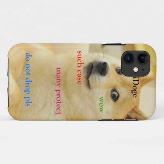 Doge iphone case (Rückseite (Horizontal))