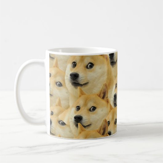 Doge-Kaffee-Tasse Kaffeetasse (Links)