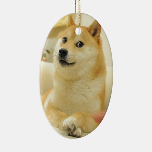 Doge Keramik Ornament (Rechts)