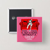 Doge Kühlschrankmagnet Button (Vorne & Hinten)