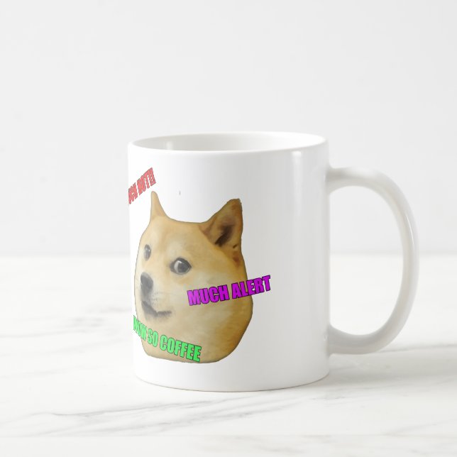 Doge Meme Kaffee-Tasse! Kaffeetasse (Rechts)