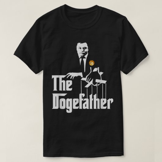 Doge Meme Krypto-Boss Parodie-Design T-Shirt (Design vorne)