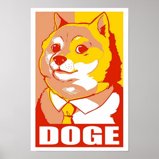 DOGE MEME POSTER (Vorne)