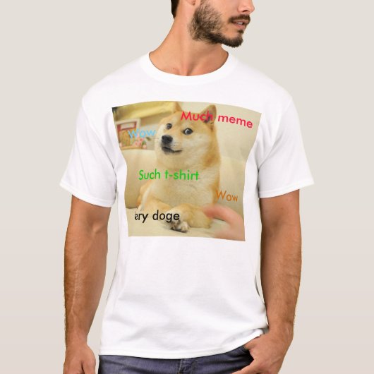 Doge Meme - T-Shirt (Vorderseite)