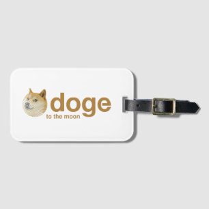 Doge, Münze, Dogenmünze, Dogecoin Gepäckanhänger