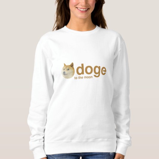 Doge, Münze, Dogenmünze, Dogecoin Sweatshirt (Vorderseite)