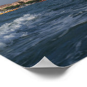 Doge Palace aus der Lagune Poster (Ecke)