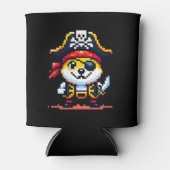 Doge Pirate: 8-Bit Crypto Adventure Dosenkühler (Vorderseite)