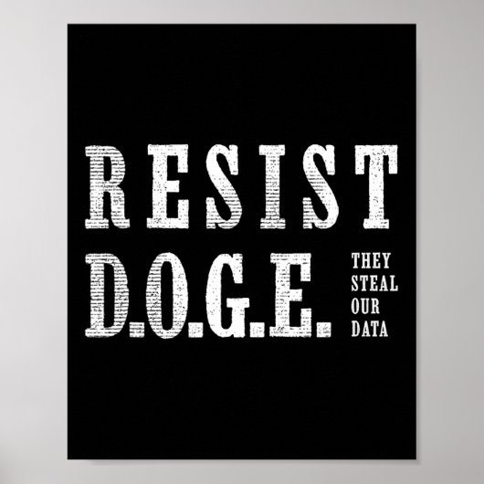 Doge Resist D.o.g. Poster (Vorne)