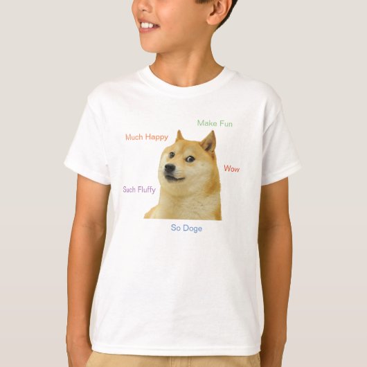 Doge scherzt T-Stück T-Shirt (Vorderseite)