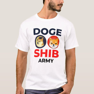 DOGE SHIB Army — Dogecoin Shiba Inu Coin Crypto M T-Shirt