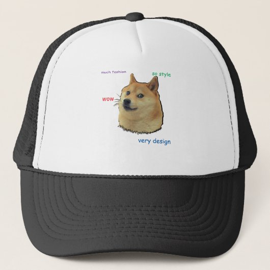 Doge.  So Shibe Truckerkappe (Vorderseite)