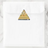 Doge Space-Taco-Mem Dreieckiger Aufkleber (Tasche)