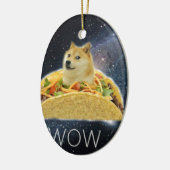 Doge Space Taco Mem Keramikornament (Links)