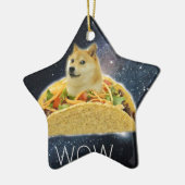 Doge Space-Taco-Mem Keramikornament (Links)