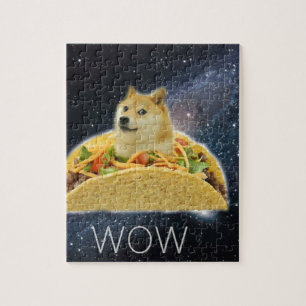 Doge Space Taco Mem Puzzle