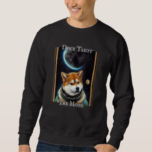 Doge Tarot Der Mond  Shiba Inu  Dogecoin HODL Welt Sweatshirt