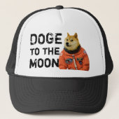 DOGE to Moon Truckerkappe (Vorderseite)
