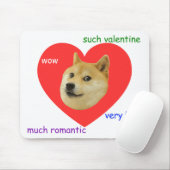 Doge viel Valentinstag-sehr Liebe so romantisch Mousepad (Mit Mouse)
