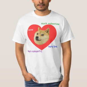Doge viel Valentinstag-sehr Liebe so romantisch T-Shirt