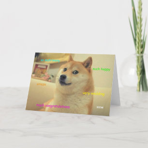 Doge Wedding Karte