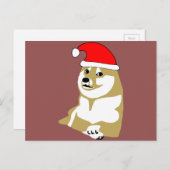 Doge wow meme sehr Weihnachten solcher viele Hut (Vorne/Hinten)