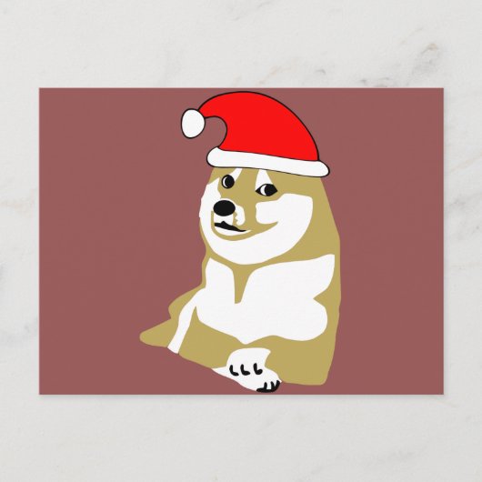 Doge wow meme sehr Weihnachten solcher viele Hut (Vorderseite)