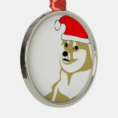 Doge wow meme sehr Weihnachten solcher viele Hut Ornament Aus Metall (Rechts)