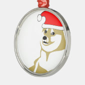 Doge wow meme sehr Weihnachten solcher viele Hut Ornament Aus Metall (Links)